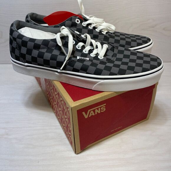 VANS OFF THE WALL MEN\'S 7.5 GRAY CHECKERED DOHENY CLASSIC SHOES MENS SIZE 11 main image 7